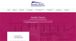 Desktop Screenshot of healthchoicehomecare.com