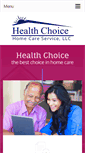 Mobile Screenshot of healthchoicehomecare.com